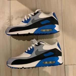 Air Max 90 Blue and White